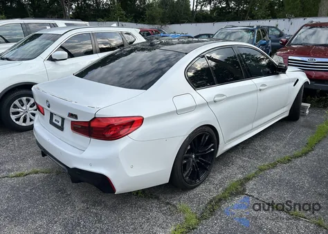 2020 BMW M5 Competition из США, поврежденный, VIN WBSJF0C08LB448907